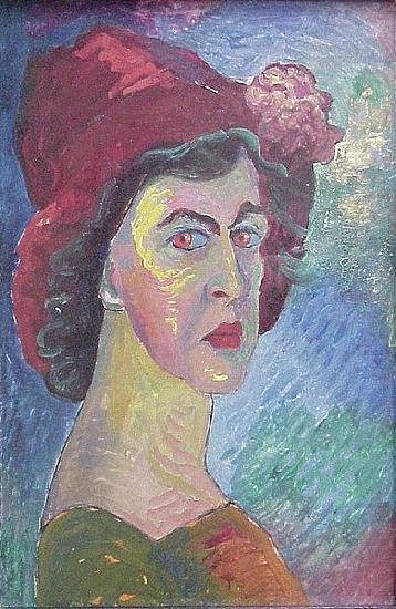 Marianne von Werefkin Self portrait china oil painting image